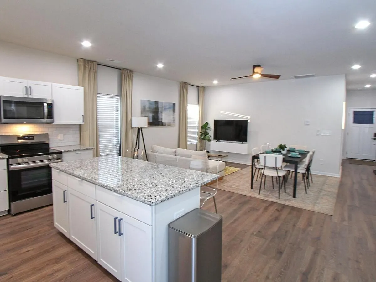 Feriehus Modern Ranch Fenced Backyard - 6 Mins To South End Villa Charlotte